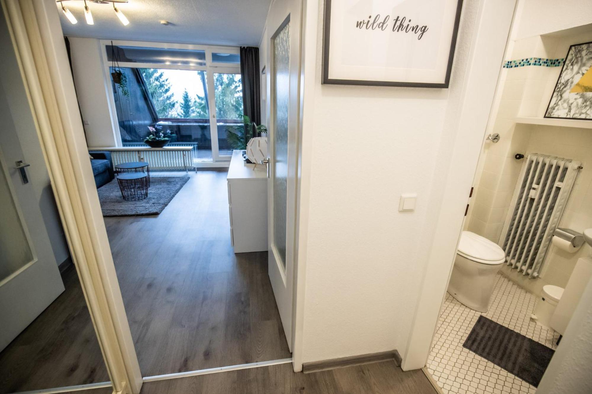 Moderne Snow & Bike 2-4 Personen Direkt Am Skilift Und In Der Naehe Des Bikeparks Apartment Winterberg